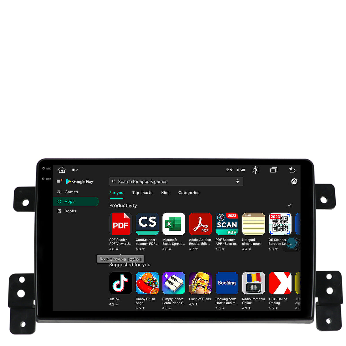 Navigatie Suzuki Grand Vitara (2005-2015), Android, V-Octacore / 4GB RAM + 64GB ROM, 9.5 Inch - AD-BGV9004+AD-BGRKIT314