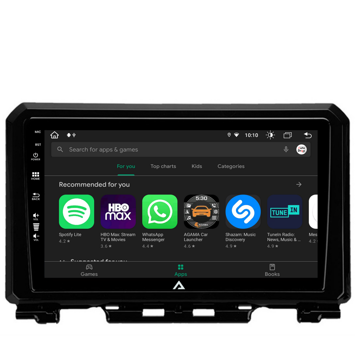Navigatie Suzuki Jimny (2018-2022), Android, Z-Octacore / 8GB RAM + 256GB ROM, 9 Inch - AD-BGZ9008+AD-BGRKIT312