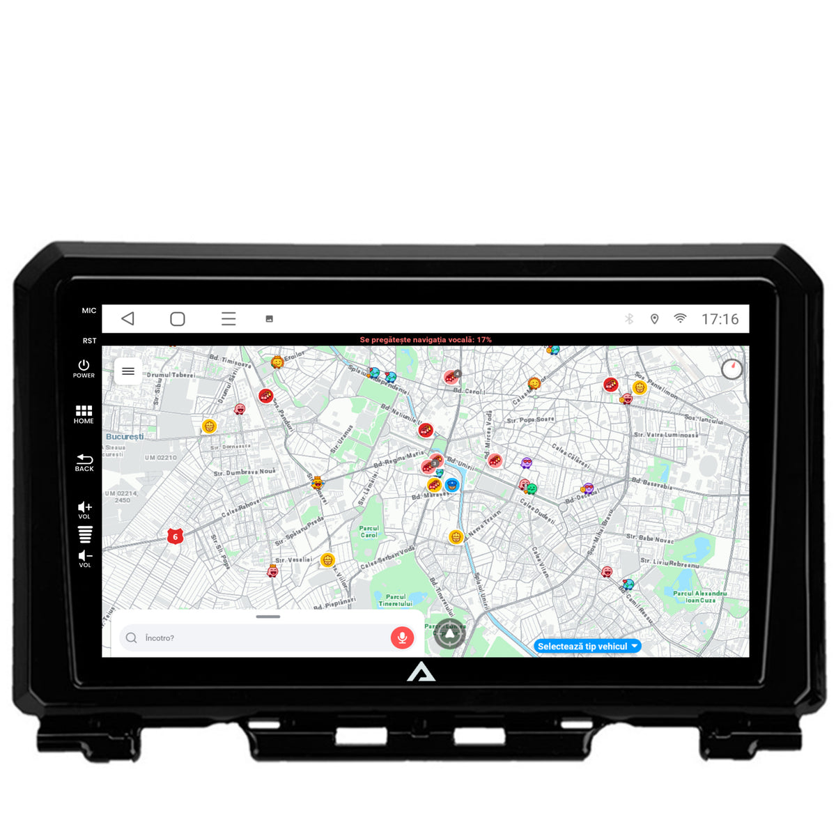Navigatie Suzuki Jimny (2018+), Android, P-Octacore / 2GB RAM + 32GB ROM, 9 Inch - AD-BGP9002+AD-BGRKIT312