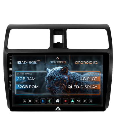 Navigatie Suzuki Swift (2003-2010), Android, E-Octacore / 2GB RAM + 32GB ROM, 10.1 Inch - AD-BGE10002+AD-BGRKIT301