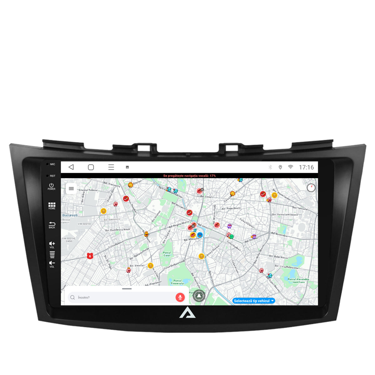 Navigatie Suzuki Swift (2011-2017), Android, E-Octacore / 2GB RAM + 32GB ROM, 9 Inch - AD-BGE9002+AD-BGRKIT304