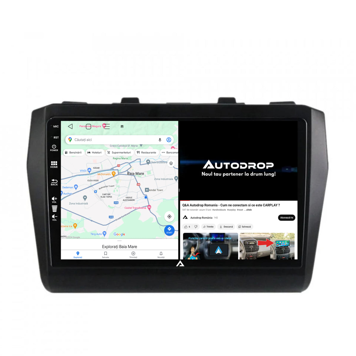 Navigatie Suzuki Swift (2017+), Android, E-Octacore / 2GB RAM + 32GB ROM, 9 Inch - AD-BGE9002+AD-BGRKIT085