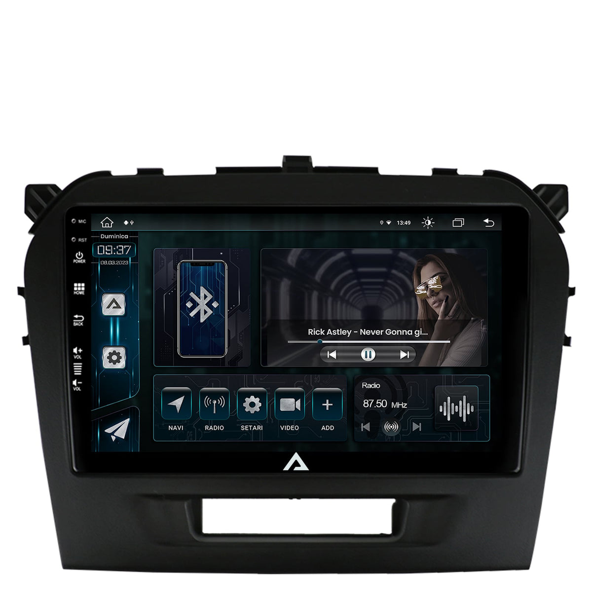 Navigatie Suzuki Vitara (2015+), Android, Z-Octacore / 8GB RAM + 256GB ROM, 9 Inch - AD-BGZ9008+AD-BGRKIT299