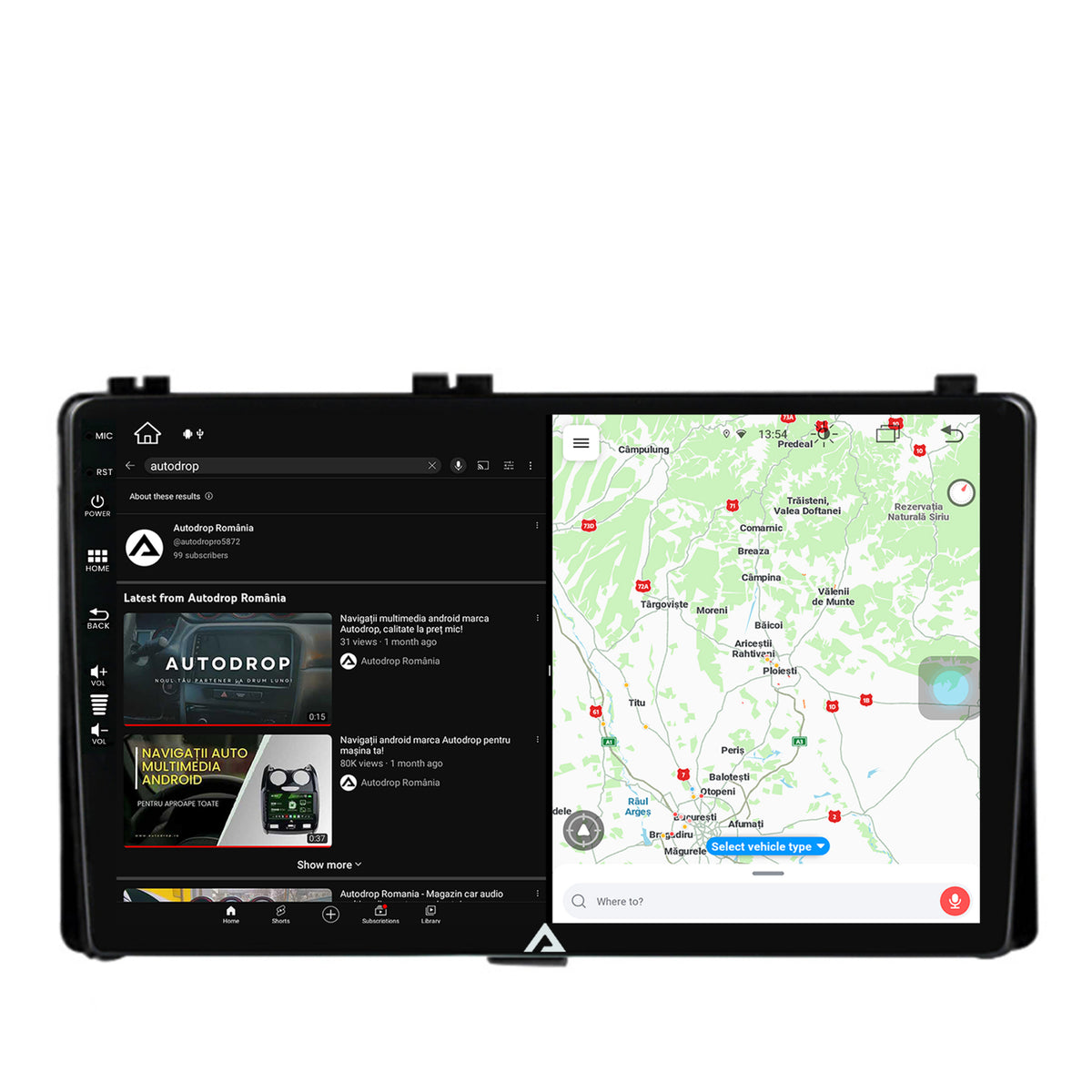Navigatie Toyota Auris/ Corolla (2016-2018), Android, Z-Octacore / 8GB RAM + 256GB ROM, 9 Inch - AD-BGZ9008+AD-BGRKIT089AV2