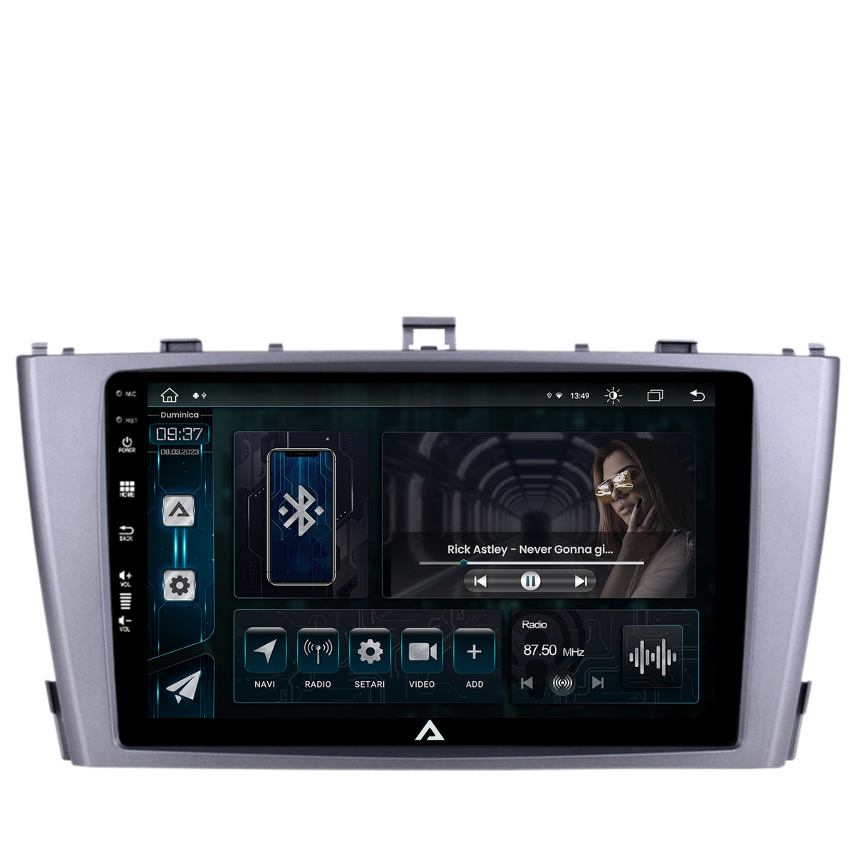 Navigatie Toyota Avensis (2008-2015), Android, Z-Octacore / 8GB RAM + 256GB ROM, 9 Inch - AD-BGZ9008+AD-BGRKIT093-S