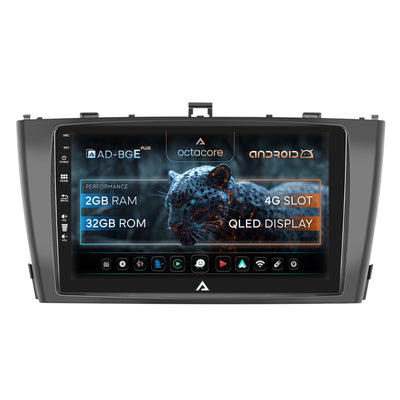 Navigatie Toyota Avensis (2009-2015), Android, E-Octacore / 2GB RAM + 32GB ROM, 9 Inch - AD-BGE9002+AD-BGRKIT093-B