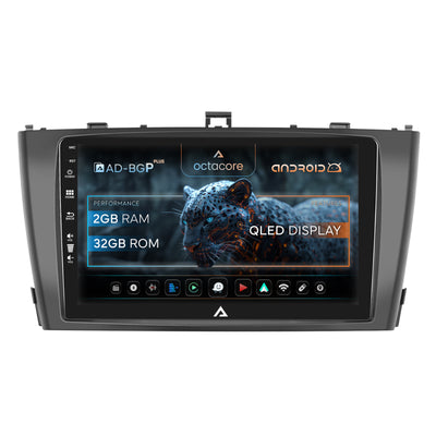 Navigatie Toyota Avensis (2009-2015), Android, P-Octacore / 2GB RAM + 32GB ROM, 9 Inch - AD-BGP9002+AD-BGRKIT093-B