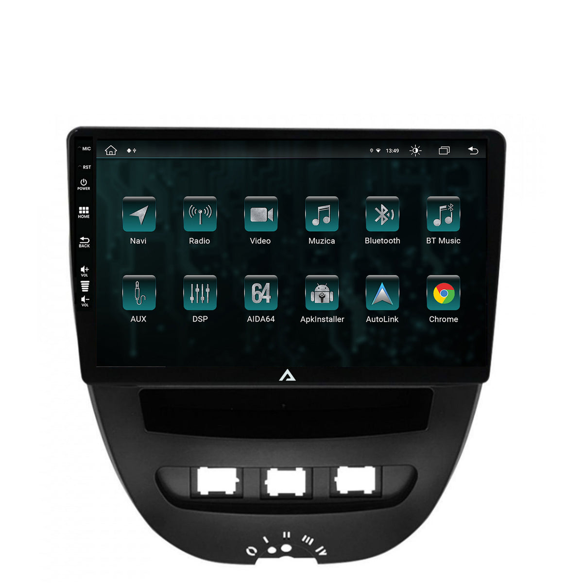 Navigatie Toyota AYGO / Citroen C1 (2005-2014), Android, Z-Octacore / 8GB RAM + 256GB ROM, 10.1 Inch - AD-BGZ9008+AD-BGRKIT099