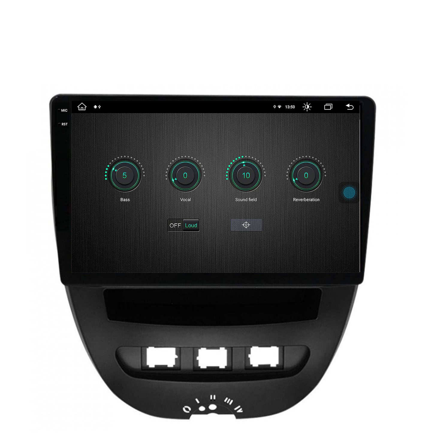 Navigatie Toyota AYGO / Citroen C1 (2005-2014), Android, V-Octacore / 4GB RAM + 64GB ROM, 10.36 Inch - AD-BGV9004+AD-BGRKIT099