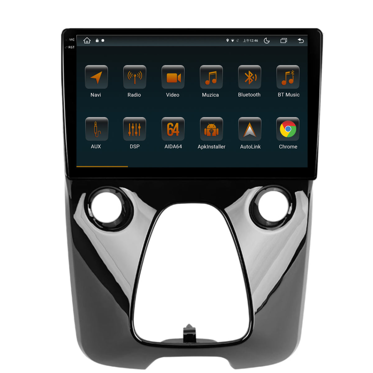 Navigatie Toyota AYGO (2014-2022), Android , V-Octacore / 4GB RAM + 64GB ROM, 9.5 Inch - AD-BGV9004+AD-BGRKIT088