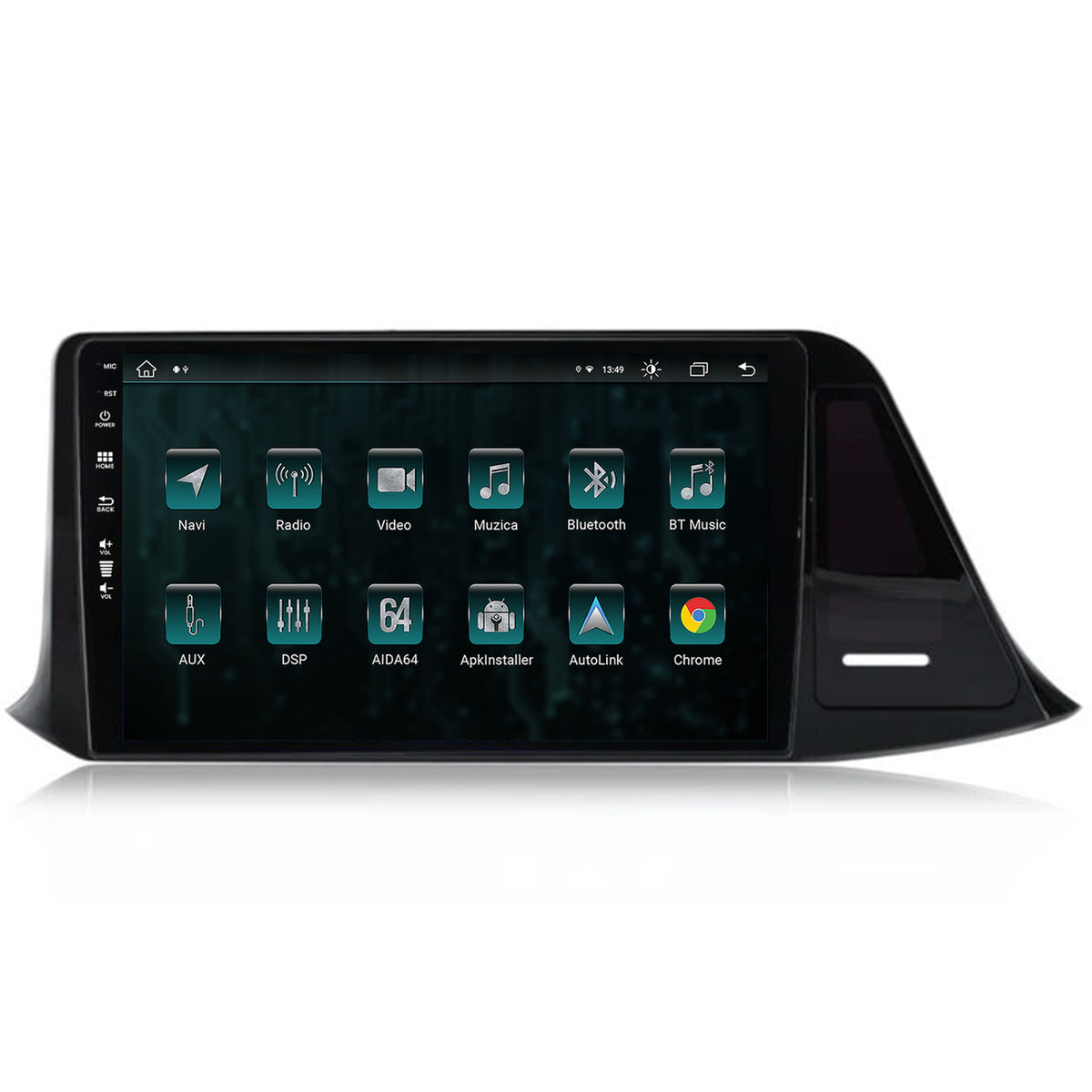 Navigatie Toyota C-HR (2016-2020), Android, Z-Octacore / 8GB RAM + 256GB ROM, 9 Inch - AD-BGZ9008+AD-BGRKIT074