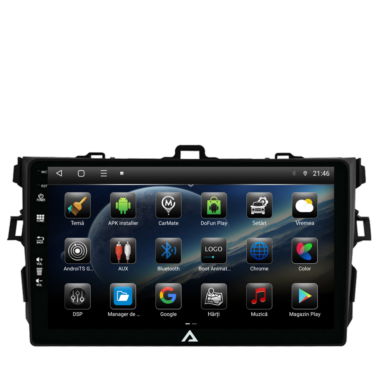 Navigatie Toyota Corolla (2007-2013), Android, E-Octacore / 2GB RAM + 32GB ROM, 9 Inch - AD-BGE9002+AD-BGRKIT091