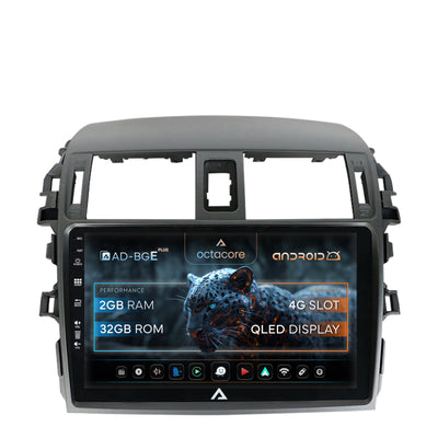 Navigatie Toyota Corolla (2007-2013), Android, E-Octacore / 2GB RAM + 32GB ROM, 9 Inch - AD-BGE9002+AD-BGRKIT067