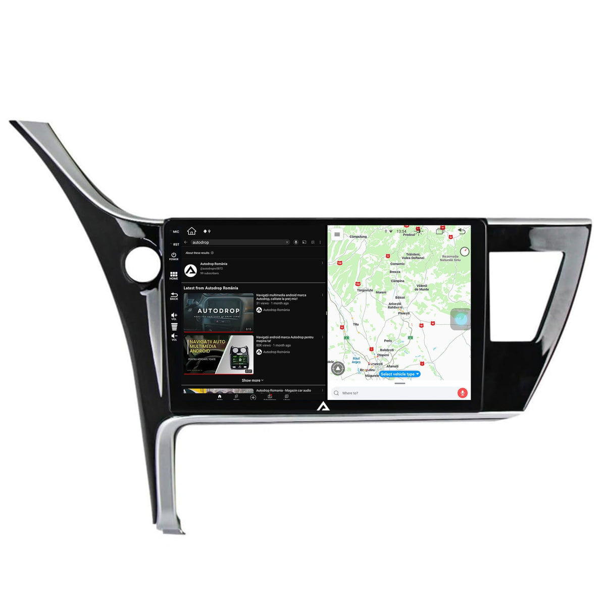 Navigatie Toyota Corolla / Auris (2017-2020), Android, Z-Octacore / 8GB RAM + 256GB ROM, 10.1 Inch - AD-BGZ10008+AD-BGRKIT079