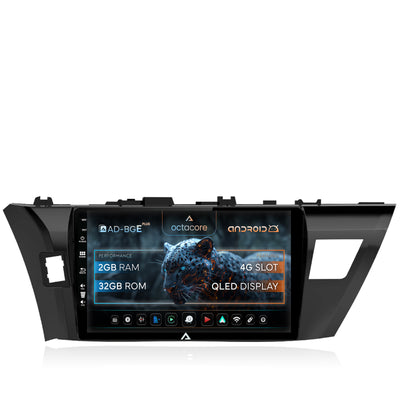 Navigatie Toyota Corolla (2012-2016), Android, E-Octacore / 2GB RAM + 32GB ROM, 10.1 Inch - AD-BGE10002+AD-BGRKIT058