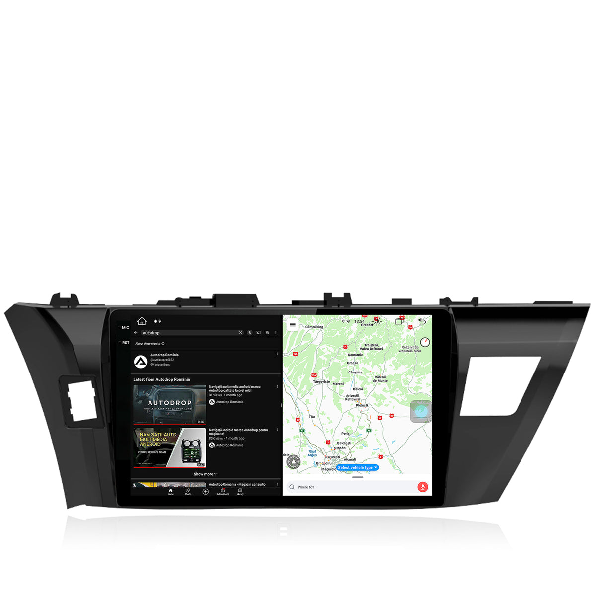 Navigatie Toyota Corolla (2012-2016), Android, X-Octacore / 8GB RAM + 256GB ROM, 10.36 Inch - AD-BGX10008+AD-BGRKIT058