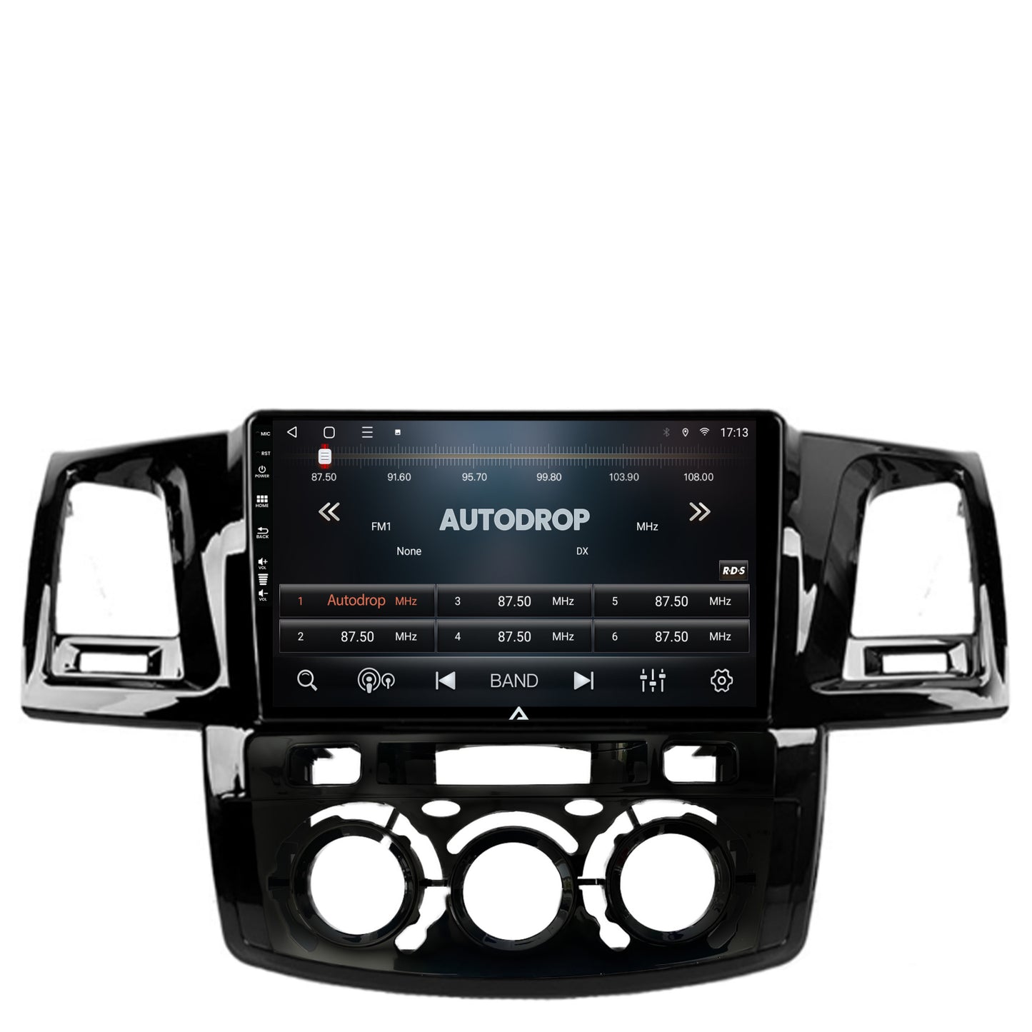 Navigatie Toyota Hilux (2008-2014) Clima Manuala, Android, E-Octacore / 2GB RAM + 32GB ROM, 9 Inch - AD-BGE9002+AD-BGRKIT082