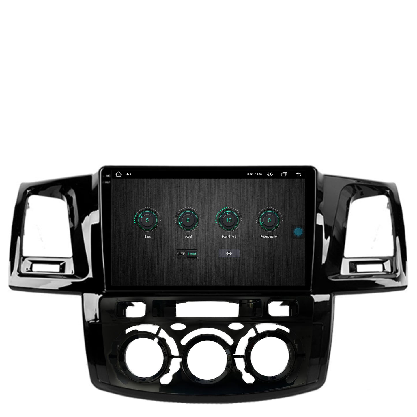 Navigatie Toyota Hilux (2008-2014) Clima Manuala, Android, V-Octacore / 4GB RAM + 64GB ROM, 9.5 Inch - AD-BGV9004+AD-BGRKIT082