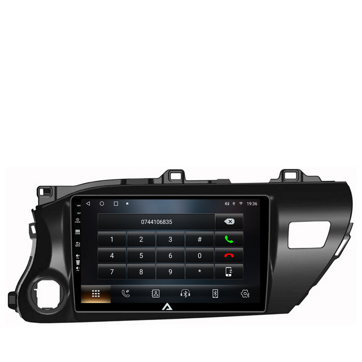 Navigatie Toyota Hilux (2015+), Android, A-Octacore / 4GB RAM + 64GB ROM, 10.1 Inch - AD-BGA10004+AD-BGRKIT086