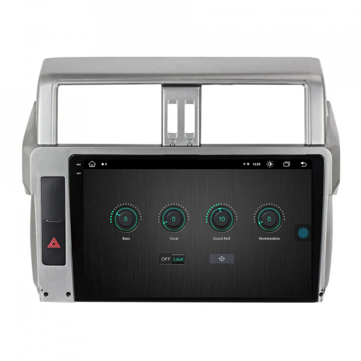 Navigatie Toyota Land Cruiser Prado J150 (2013-2017), Android, X-Octacore / 8GB RAM + 256GB ROM, 9.5 Inch - AD-BGX10008+AD-BGRKIT061