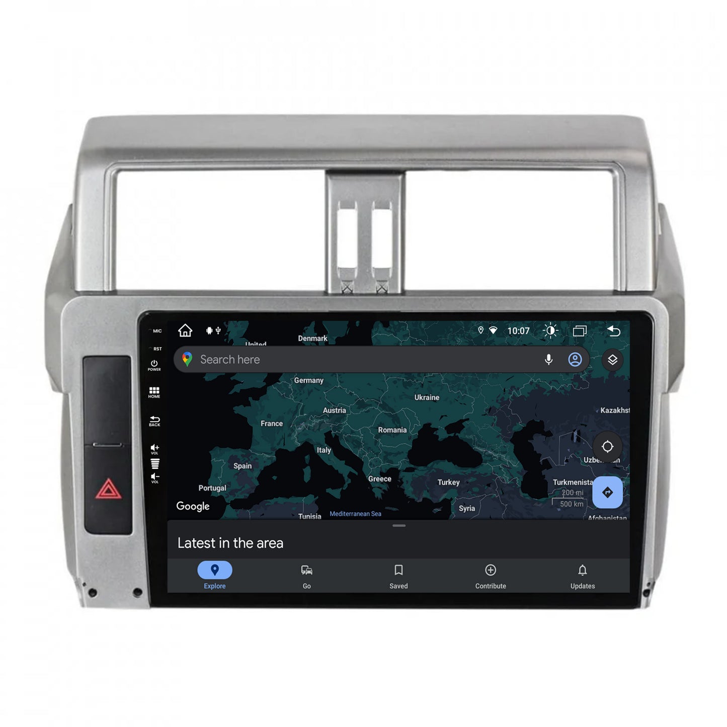 Navigatie Toyota Land Cruiser Prado J150 (2013-2017), Android, Z-Octacore / 8GB RAM + 256GB ROM, 10.1 Inch - AD-BGZ10008+AD-BGRKIT061