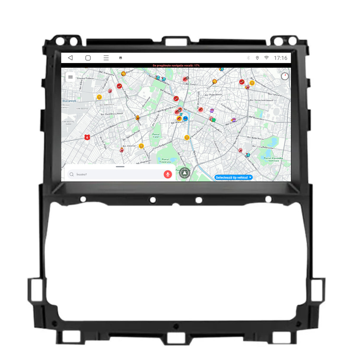 Navigatie Toyota Prado J120 (2002-2010), Android, A-Octacore / 4GB RAM + 64GB ROM, 9 Inch - AD-BGA9004+AD-BGRKIT084