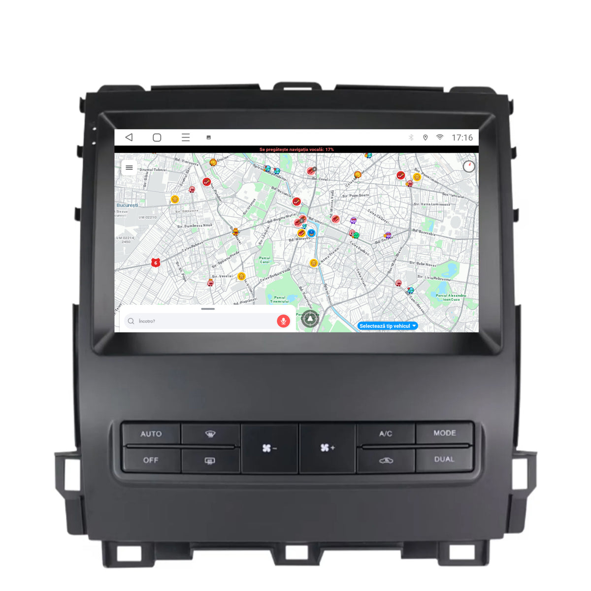 Navigatie Toyota Prado J120 (2002-2010), Android, P-Octacore / 2GB RAM + 32GB ROM, 9 Inch - AD-BGP9002+AD-BGRKIT083V2