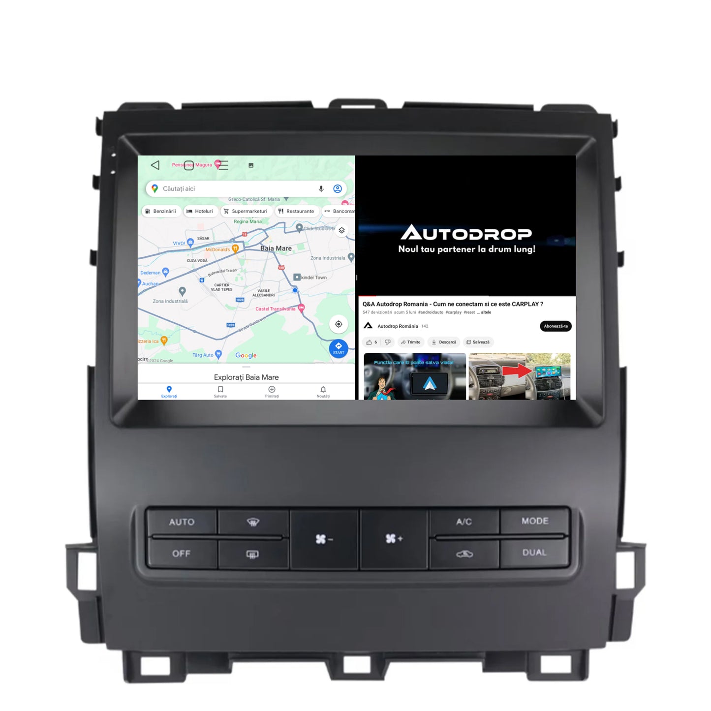Navigatie Toyota Prado J120 (2002-2010), Android, A-Octacore / 4GB RAM + 64GB ROM, 9 Inch - AD-BGA9004+AD-BGRKIT083V2