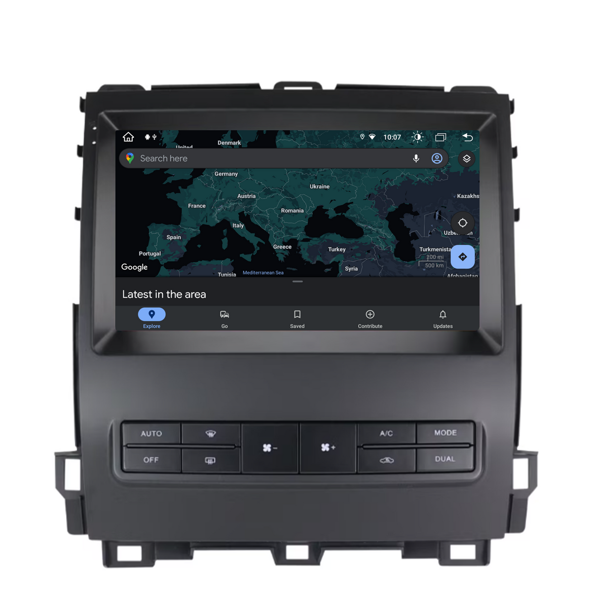 Navigatie Toyota Prado J120 (2002-2010), Android, Z-Octacore / 8GB RAM + 256GB ROM, 9 Inch - AD-BGZ9008+AD-BGRKIT083V2