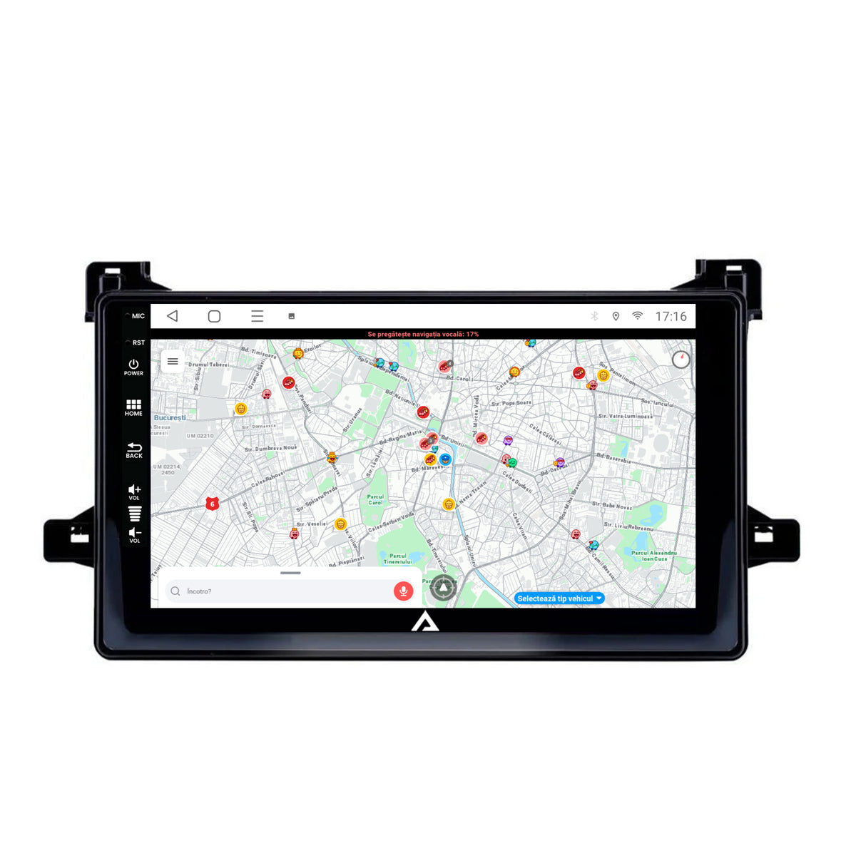 Navigatie Toyota Prius (2015+), Android, E-Octacore / 2GB RAM + 32GB ROM, 9 Inch - AD-BGE9002+AD-BGRKIT097