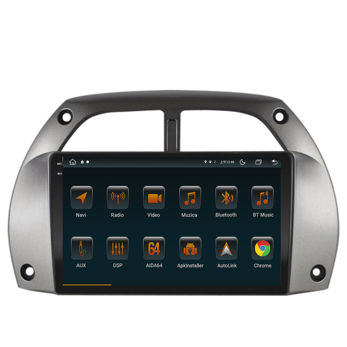 Navigatie Toyota RAV4 (2001-2006), Android, V-Octacore / 4GB RAM + 64GB ROM, 9.5 Inch - AD-BGV9004+AD-BGRKIT109