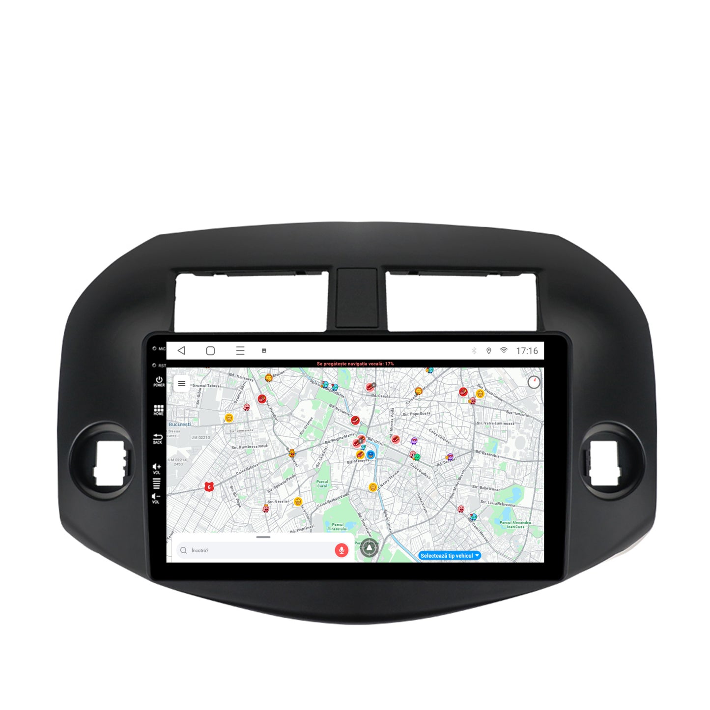 Navigatie Toyota RAV4 (2005-2013), Android, E-Octacore / 2GB RAM + 32GB ROM, 10.1 Inch - AD-BGE10002+AD-BGRKIT069B