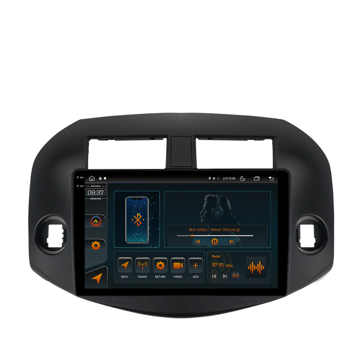 Navigatie Toyota RAV4 (2005-2013), Android, V-Octacore / 4GB RAM + 64GB ROM, 10.36 Inch - AD-BGV10004+AD-BGRKIT069B
