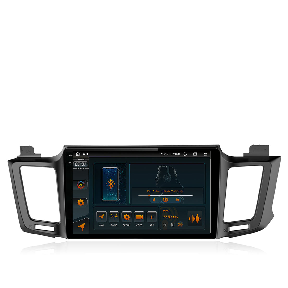 Navigatie Toyota RAV4 (2013-2018), Android, V-Octacore / 4GB RAM + 64GB ROM, 10.36 Inch - AD-BGV10004+AD-BGRKIT060