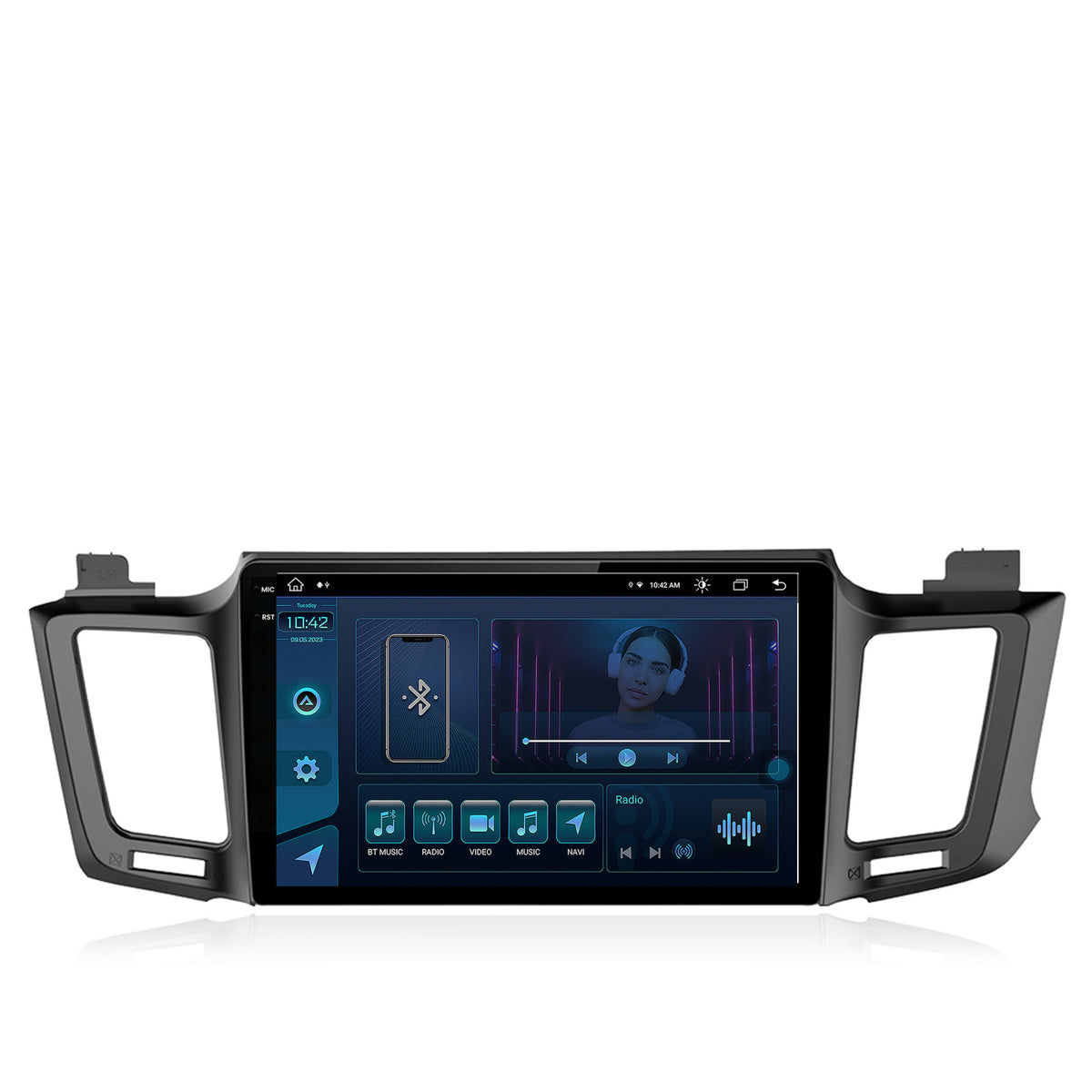 Navigatie Toyota RAV4 (2013-2018), Android, X-Octacore / 8GB RAM + 256GB ROM, 10.36 Inch - AD-BGX10008+AD-BGRKIT060