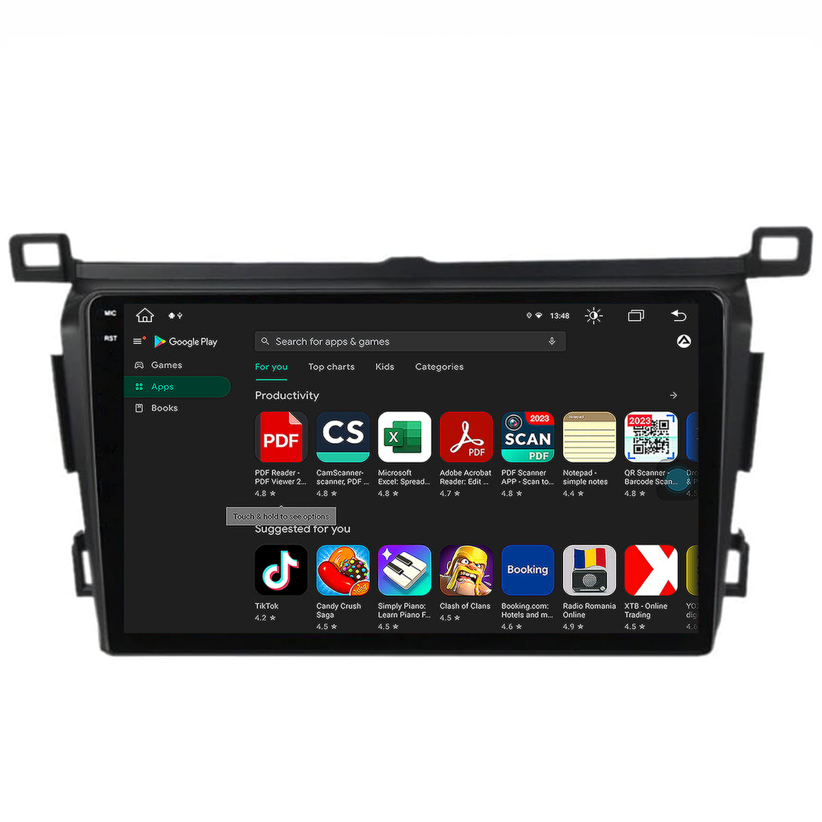 Navigatie Toyota RAV4 (2013-2018), Android, X-Octacore / 8GB RAM + 256GB ROM, 9.5 Inch - AD-BGX9008+AD-BGRKIT092