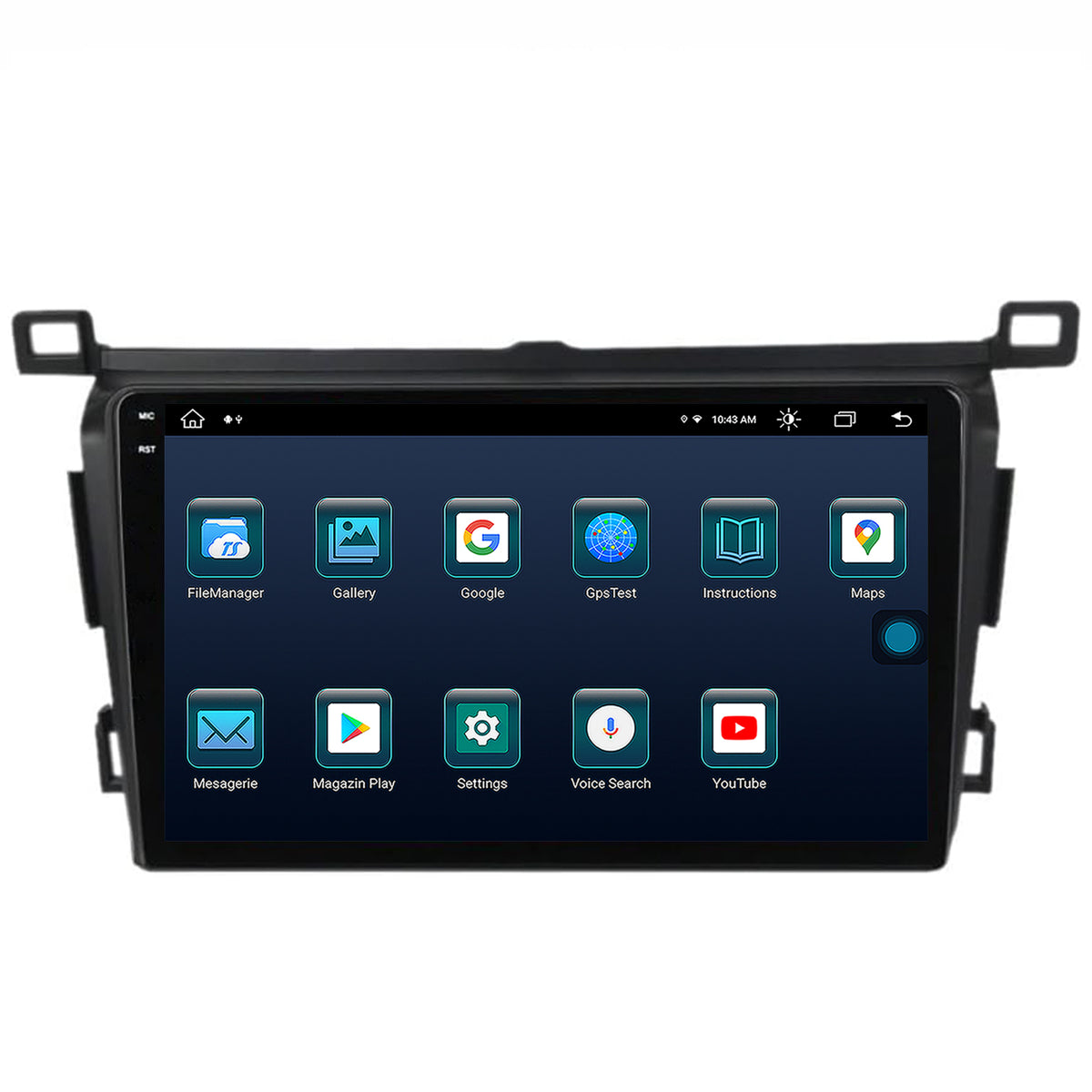 Navigatie Toyota RAV4 (2013-2018), Android, X-Octacore / 8GB RAM + 256GB ROM, 9.5 Inch - AD-BGX9008+AD-BGRKIT092