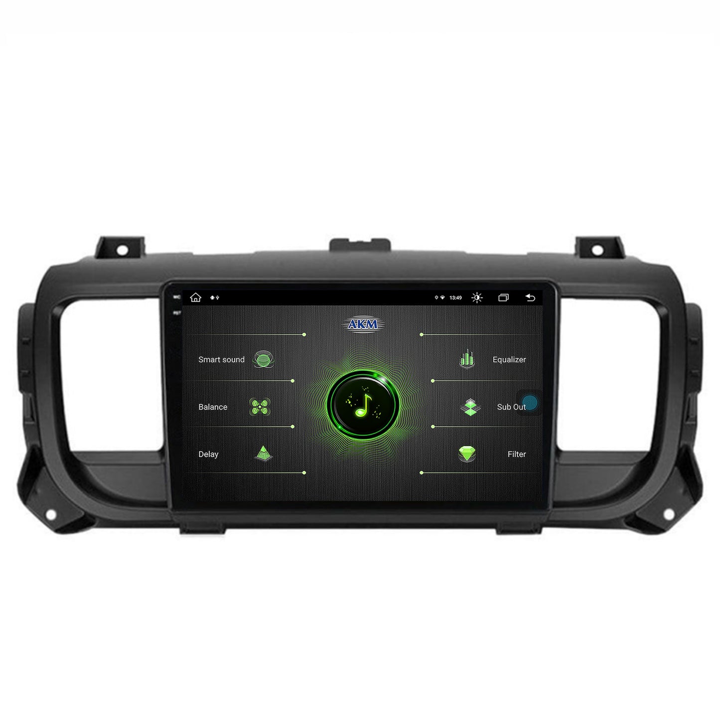 Navigatie Toyota Proace (2016+), Android, V-Octacore / 4GB RAM + 64GB ROM, 9.5 Inch - AD-BGV9004+AD-BGRKIT065V2
