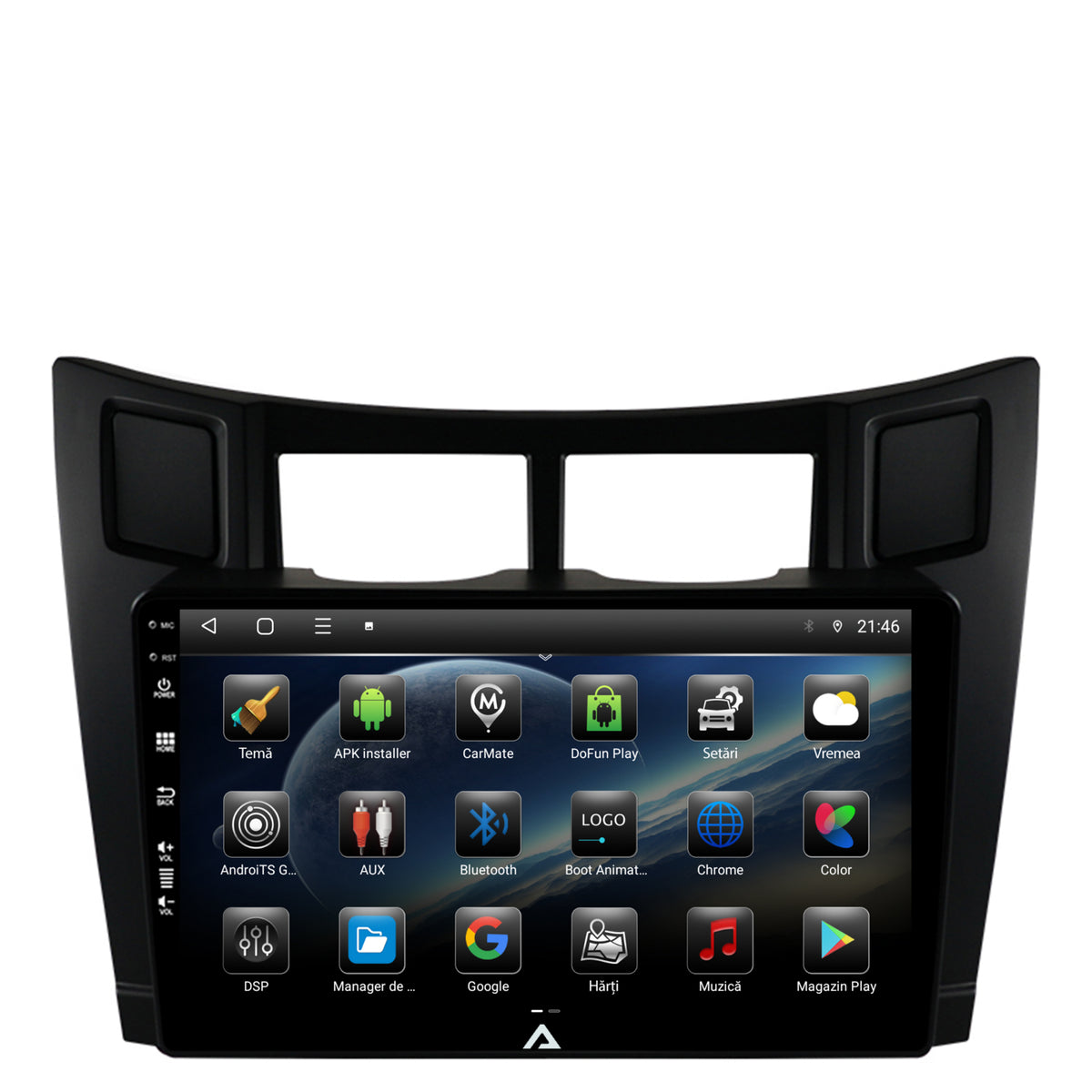 Navigatie Toyota Yaris (2005-2012), Android, E-Octacore / 2GB RAM + 32GB ROM, 9 Inch - AD-BGE9002+AD-BGRKIT103