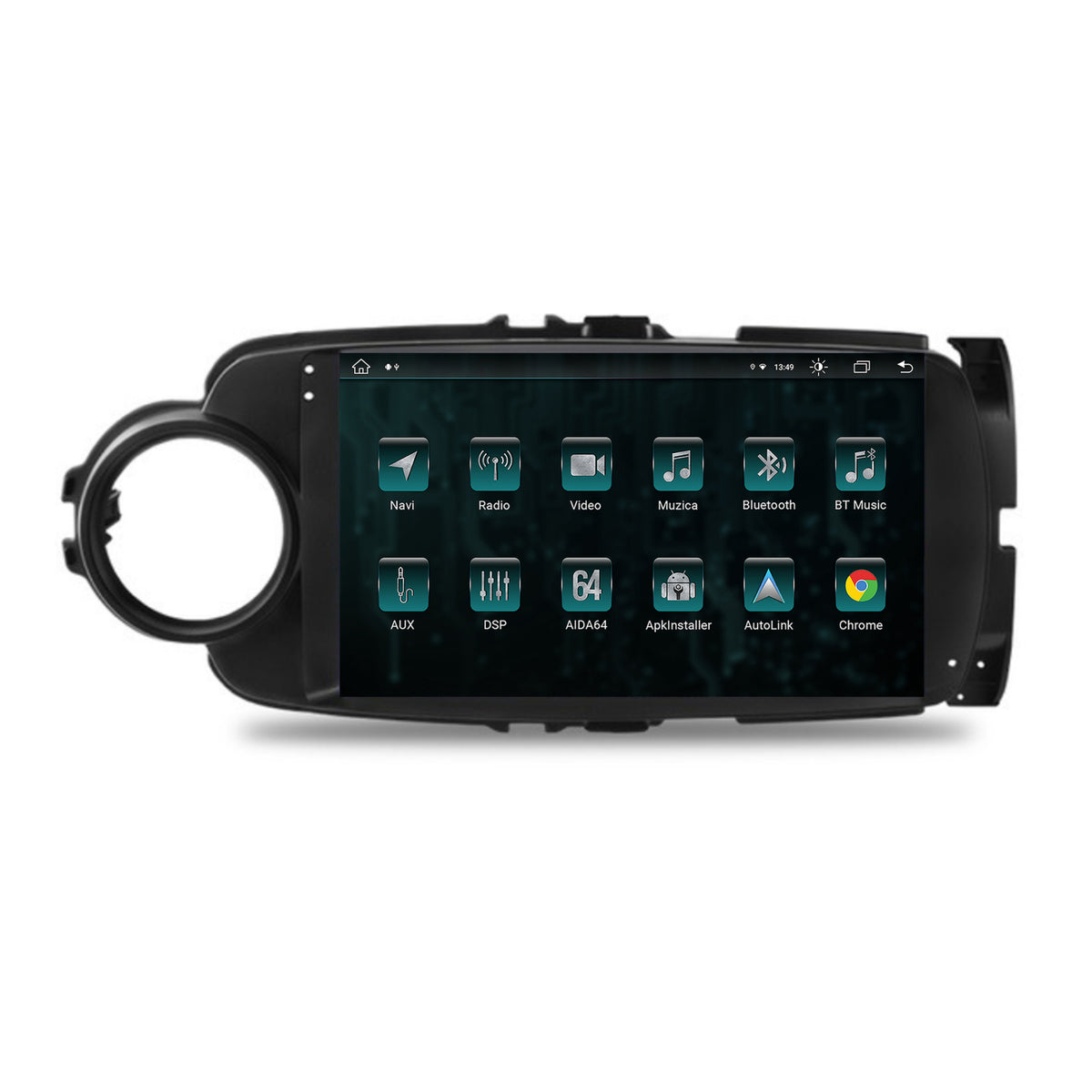 Navigatie Toyota Yaris (2010-2018), Android, Z-Octacore / 8GB RAM + 256GB ROM, 9 Inch - AD-BGZ9008+AD-BGRKIT104B