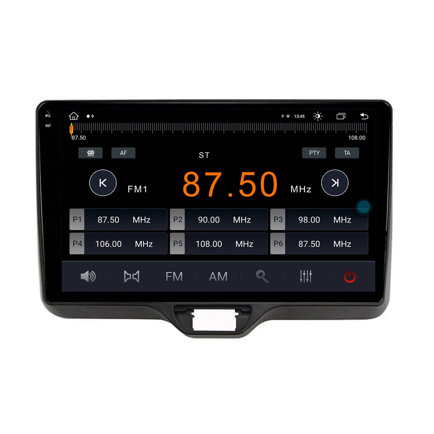 Navigatie Toyota Yaris (2020+), Android, V-Octacore / 4GB RAM + 64GB ROM, 10.36 Inch - AD-BGV9004+AD-BGRKIT105