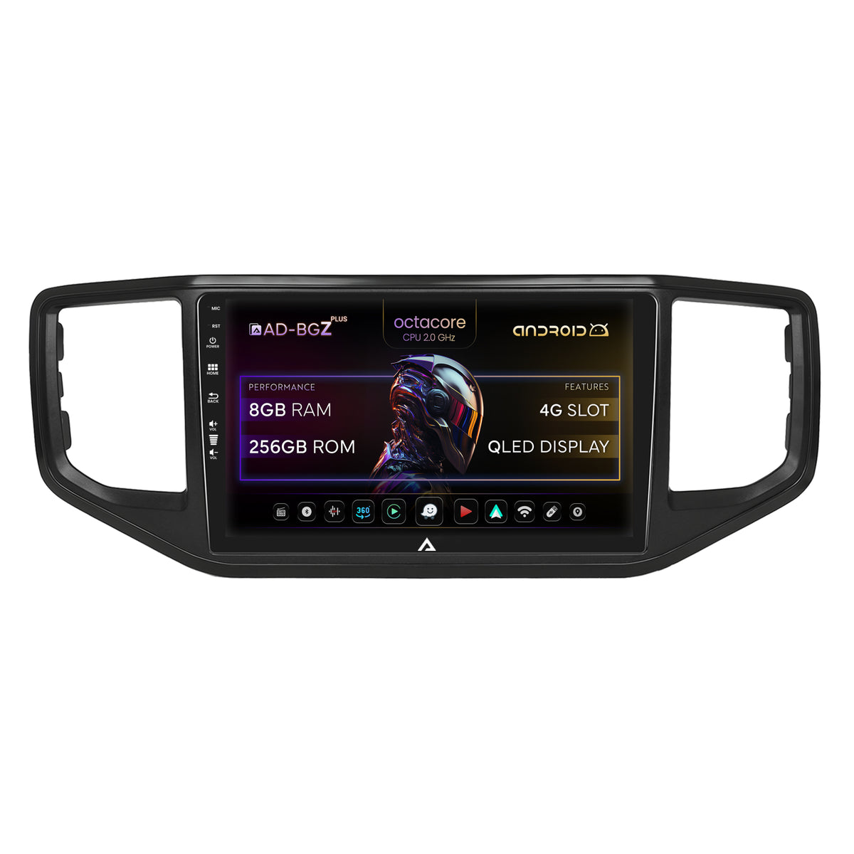 Navigatie Volkswagen Amarok (2017-2021), Android, Z-Octacore / 8GB RAM + 256GB ROM, 9 Inch - AD-BGZ9008+AD-BGRKIT030