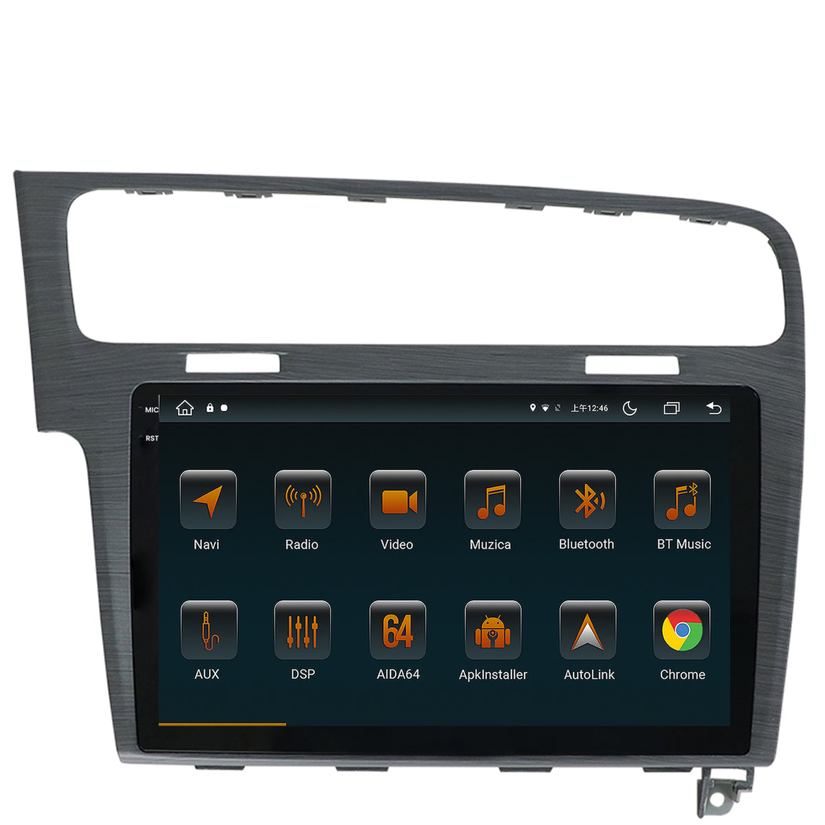 Navigatie Volkswagen GOLF 7, Android, V-Octacore / 4GB RAM + 64GB ROM, 10.36 Inch - AD-BGV10004+AD-BGRKIT023A