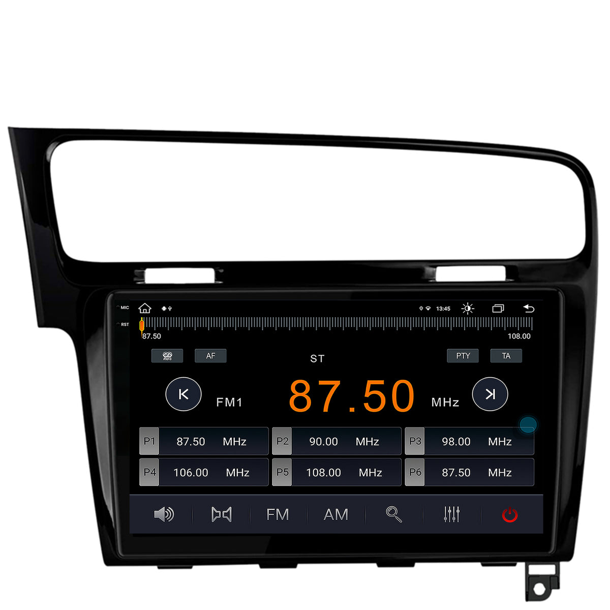 Navigatie Volkswagen GOLF 7, Android, V-Octacore / 4GB RAM + 64GB ROM, 10.36 Inch - AD-BGV10004+AD-BGRKIT023B