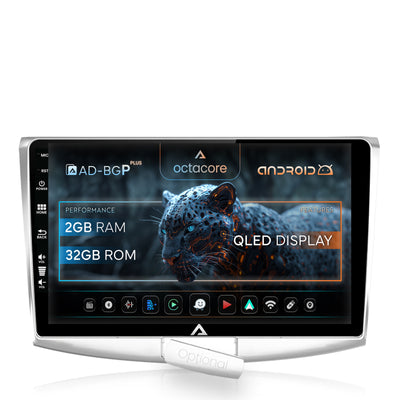 Navigatie Volkswagen Passat B6 / B7 / CC, Android, P-Octacore / 2GB RAM + 32GB ROM, 10.1 Inch - AD-BGP10002+AD-BGRKIT025