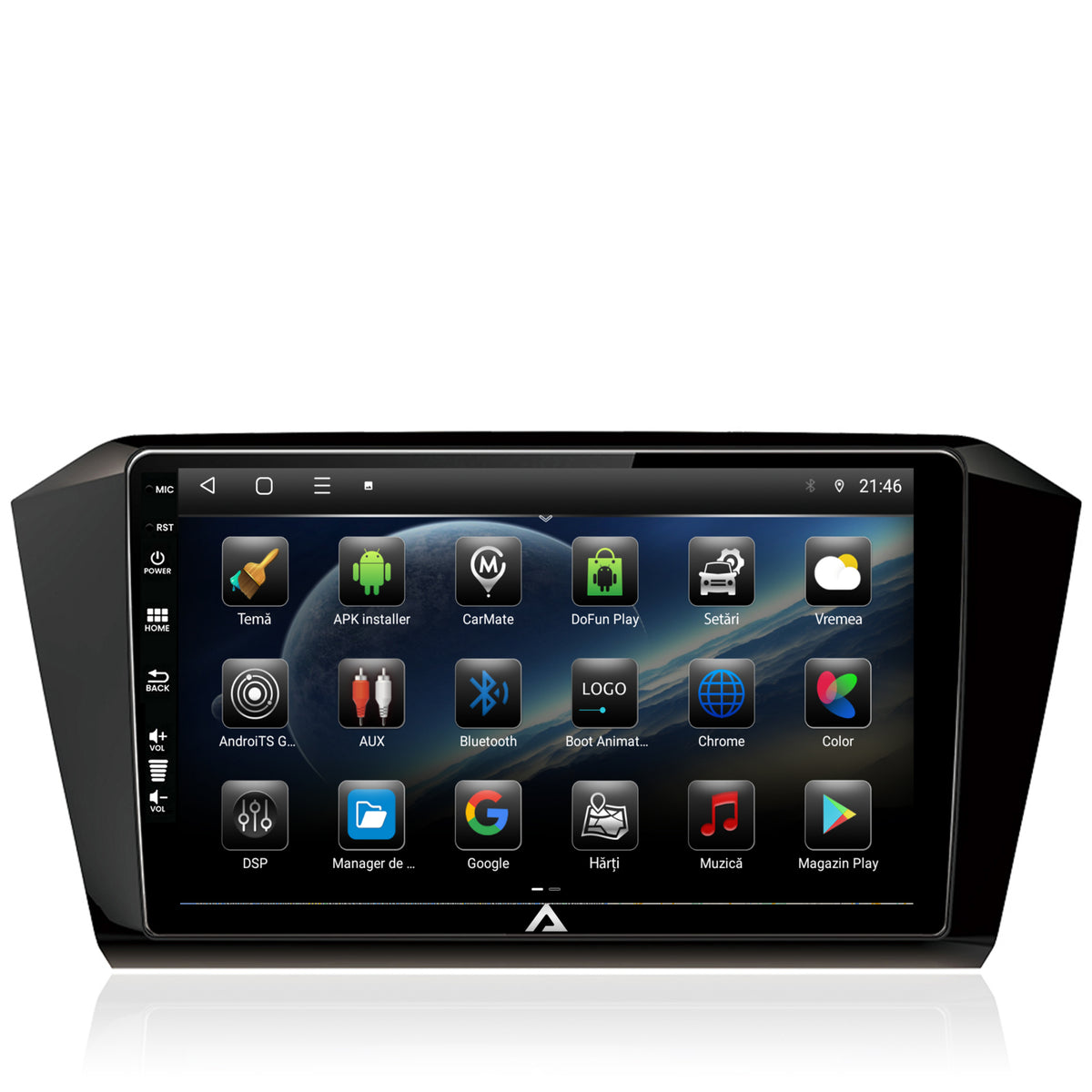 Navigatie Volkswagen Passat B8, Android, E-Octacore / 2GB RAM + 32GB ROM, 10.1 Inch - AD-BGE10002+AD-BGRKIT037