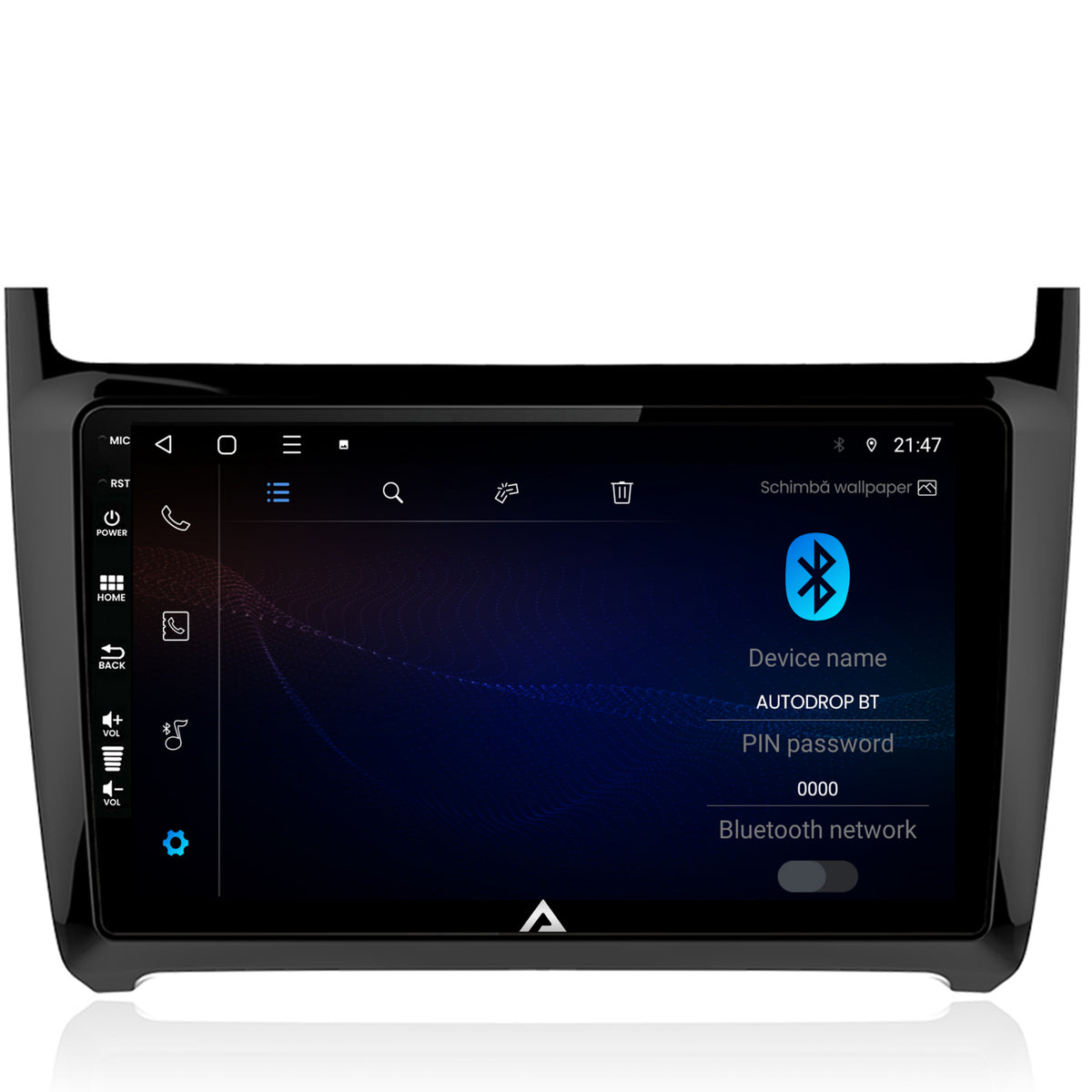 Navigatie Volkswagen Polo (2009+), Android, E-Octacore / 2GB RAM + 32GB ROM, 9 Inch - AD-BGE9002+AD-BGRKIT033
