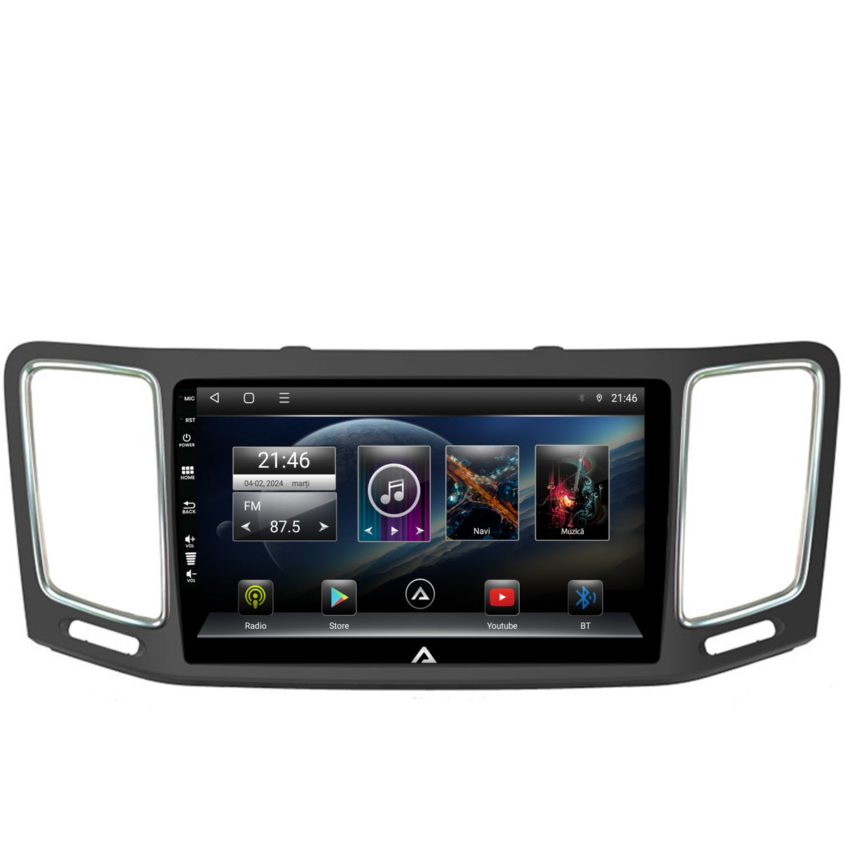 Navigatie Volkswagen Sharan / Seat Alhambra (2010-2018), Android, E-Octacore / 2GB RAM + 32GB ROM, 9 Inch - AD-BGE9002+AD-BGRKIT044
