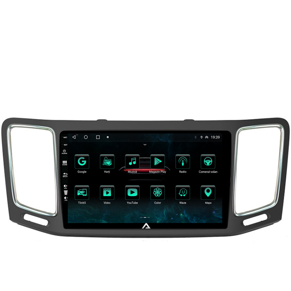 Navigatie Volkswagen Sharan / Seat Alhambra (2010-2018), Android, A-Octacore / 4GB RAM + 64GB ROM, 9 Inch - AD-BGA9004+AD-BGRKIT044