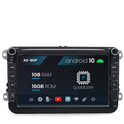 Navigatie Volkswagen, Skoda, Seat, Android, P-Quadcore / 1GB RAM + 16GB ROM, 8 Inch - AD-BGPW8MTK